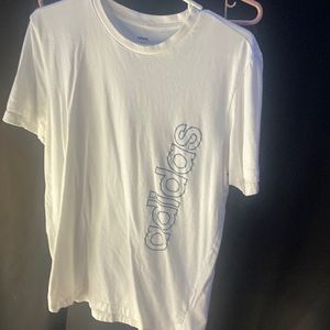 adidas white Tshirt